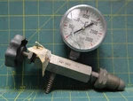 Matheson 0-3000 Gauge 22025-1 With Gas Regulator Valve 52-590. Fixed Price $35.00.