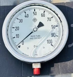 Mc Daniel Controls Stainless Steel Pressure Gauge 0-100 Psi Liquid Filled. Fixed Price $35.00.