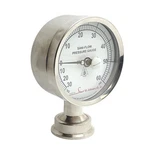 Chicago Stainless 3S-N-15U-NF-BT-SS-CG Sani-flow Gauge, 30IN/HG To 60PSI. Fixed Price $329.00.