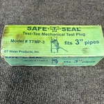 Safe-t-seal TTMP-3 3" Pipe Fit Test Tee Mechanical Plug Used. Fixed Price $26.99.