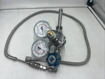 Matheson M3122A-350 Regulator W/ 63-3107 200PSI & 63-3143 4000PSI Gauges Ss. Fixed Price $99.00.
