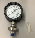Wika M932.D1 All Welded Pressure Gauge 0-200PSI 1/2" Npt 316SS (B264). Fixed Price $315.00.