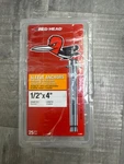 Red 1/2 In. 4 Steel Hex-nut-head Sleeve Anchors (25-PACK) 11285. Fixed Price $25.00.