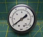 2" Marshalltown Test Gauge 0-30 Psi 0-200 Kpa Center Back 1/4 Npt. Fixed Price $15.00.