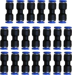 1/4 Od Pneumatic Quick Connector Push Fittings Straight Union/coupler. Fixed Price $13.13.