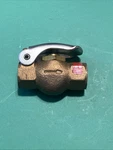 Parker Schrader Bellows 8936-0369 Brass Two Way Hand Pneumatic Valve 3/8 Npt. Fixed Price $95.00.