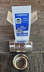 (qty 5)JONES Stephens E04150 1-1/2" Tubular Sure Grip Escutcheons Chrome Plated. Fixed Price $19.99.