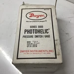 Dwyer 3320 Photohelic Gauge With Hh Switch Circuit R-712. Fixed Price $650.00.