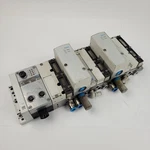Festo CPX-FB33 Bus Node Pneumatic Assembly, W/CPX-GE-EV-S-7/8-5POL Used. Fixed Price $299.99.