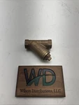 Keckley Brass Strainer 3/4 .75 F150 200 Wog. Fixed Price $21.56.