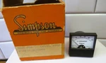 Vtg Simpson 0-100 Dc Microamperes Gauge / Meter Panel Instrument Model 2121 Nos. Fixed Price $19.95.