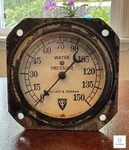 Vintage Wallace & Tiernan Metal Gauge Water Pressure Made Usa Measures: 3". Fixed Price $64.99.