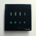 Colombian Emerald Crystal And Cut Box From Muzo Area Green Color. Fixed Price $75.00.