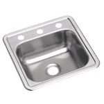 Elkay D115153 Single Bowl Bar Sink, Stainless Steel. Fixed Price $40.00.