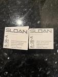(2) Sloan Water Closet Flushometer Repair Kit A-36-A 4.5GPF Drop In 3301036. Fixed Price $35.00.