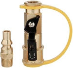 1/4 Inch Rv Propane Quick Connect Adapter Shutoff Valve Full Flow Plug. Fixed Price $22.93.