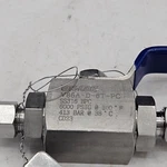 Dk-lok V86A-D-6T-P High Pressure Ball Valve SS316 6000 Psig 100F 413 Bar 38C. Fixed Price $64.99.