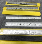 Machinist Tool: Lot Of 5 Shinwa 6" Rulers (nos) 3001A And 3102A South Bend Lathe. Fixed Price $20.00.