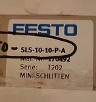 Festo Slide Table Cylinder Nib SLS-10-10-P-A Old Stock See Notes. Fixed Price $147.00.