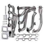 Stainless T4 Turbo Manifold Exhaust+cross Pipe For 79-93 Mustang 5.0 V8. Fixed Price $196.64.