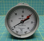 1/2" Ashcroft Gauge 0-30 Psi Protected For Vacuum 1246P Welded Monel Tube. Fixed Price $50.00.