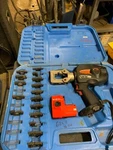 Thomas & Betts Battpac BPLT62BSCR Kit W/ 14 Dies Set And New Battery - Red. Fixed Price $2400.00.