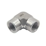 Hfs(r) 3/8" Npt Female 90 Degree Elbow Stainless Steel 304 Forged Pipe Fitting. Fixed Price $9.49.