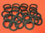 Sanitary Gaskets 1-1/2" Tri-clamp Style Rubber Lot Of (25) Unused. Fixed Price $29.99.