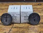 Pair Bimetallic Industrial Thermometer 0-150F 2.25" Dial, 2.5" Stem, 1/4" Npt Cb. Fixed Price $24.90.