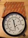 Vintage Steampunk Marsh Dial Gage 34693-3 Pressure Gauge 0-100PSI 4.5 1/4 Npt. Fixed Price $25.00.
