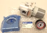 Smc AR40-04BM-A Regulator Kit Mass Pro With Gauge / Mount Bracket AR40-04B-A. Fixed Price $58.00.