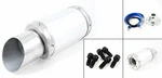Uxcell Silver Tone 2.0" Dia Exhaust Pipe Tip Muffler For Motorcycle - New. Fixed Price $29.99.
