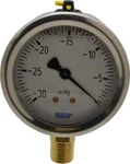 Wika 2-1/2" Dial, 1/4 Thread, 30-0 Scale Range, Pressure Gauge Lower Connecti.... Fixed Price $78.93.