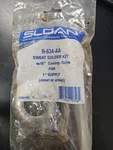 Sloan H-634-AA Sweat Solder Kit. 6" Casing Tube For 1" Supply (closet Urinal). Fixed Price $8.50.