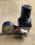 Smc NAR2060-N01 1/8" Npt Air Pressure Regulator With Gauge 0-160PSI. Fixed Price $25.00.