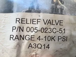 New Curtiss Wright Sprague 005-023C-51 High Pressure Safety Relief Valve 1/4NPT. Fixed Price $335.00.