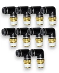 X10 Smc Dot Push Connect 90 Fittings 1/4 Npt - Air Line Ride Bags Bagged. Fixed Price $25.00.