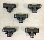 New, (lot 5) Cdc 3/8 Od Push To Connect Fitting Coupling Pneumatics,free Ship. Fixed Price $32.95.