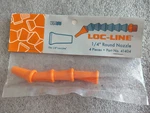 Loc-line 1/4" Round Nozzle Pieces Part No. 41404 New. Fixed Price $7.00.