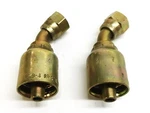 Parker 45 Degree Swivel Hydraulic Hose Fitting 13743-6-6 Lot Of 2 Nos. Fixed Price $33.68.