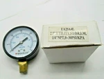 Weksler 2.5" Pressure Gauge 0-30 Psi 0-200 Kpa 1/4" Npt Brass Bottom Mount. Fixed Price $12.99.
