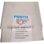 Brand New In Box Festo VABV-S4-1S-G14-2T2 Plc Pneumatic Manifold Bases End Plate. Fixed Price $89.93.