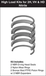 Parker Hannifin High Load Piston Seal Kit 8" (nitrile) PK802HK001. Fixed Price $257.30.