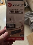Velcro Black Mountable Cable Sleeves 36 X 5 3/4. Fixed Price $10.00.