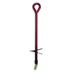 Dia X 30 Screw-in Earth Anchor, Steel, Painted Red, 4LVK4. Fixed Price $13.85.