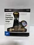 Apollo APXPRV34WG 3/4 Double Union Pex Water Pressure Regulator Valve W/gauge. Fixed Price $78.00.