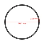 OR239 AS568-239 O-rings Buna-n, 90 Durometer, Black, Nbr, Nitrile 10 Pack. Fixed Price $5.50.