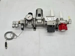Smc Pneumatic Air Assembly AV4000-04-5DZ AF40-04 AR40-04 VHS40-04 W/ Gauge & Sol. Fixed Price $399.00.