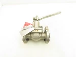 Itt Engineering SV813A Cam-tite Stainless 2-WAY Ball Valve 1/2" Flanged 300#. Fixed Price $76.49.