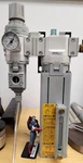 Amada Vipros Ckd L4000-10-MS4 W3000-10-W-M1T8 Lubricator Regulator. Fixed Price $550.00.
